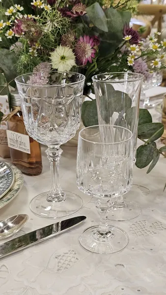 Les verres : photo d'ensemble