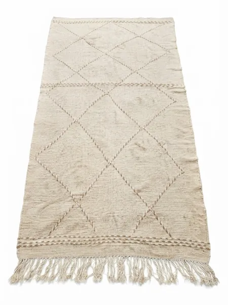 Grand tapis crème